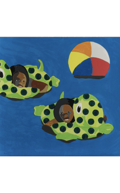 Derrick Adams, Turtle Floats, 2017