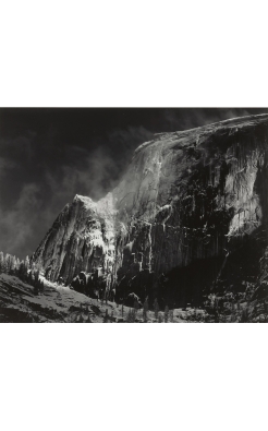 Ansel Adams, Half Dome, Blowing Snow, Yosemite National Park, CA, c. 1955