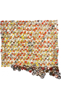 El Anatsui, Paper and Gold, 2017