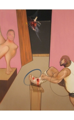 Francis Bacon, Oedipus and the Sphinx, 1983