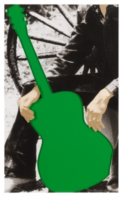 John Baldessari, Person with Green Guitar, 2005