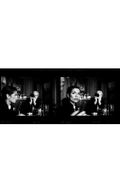 Harry Benson, Andy Warhol and Bianca Jagger, The Factory, N.Y.C., 1977