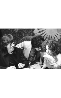 Ron Galella, Mick Jagger, Aaron Russo, and Bette Midler