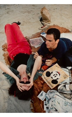 Nan Goldin, C.Z. and Max on the beach, Truro, MA, 1976