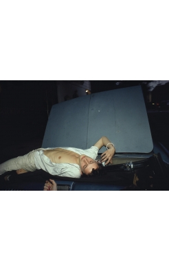 Nan Goldin, French Chris on the Convertible, NYC, 1979