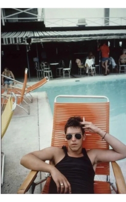 Nan Goldin, David by the pool at The Black Room, Provincetown, 1976