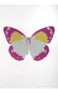 Damien Hirst, The Souls II (Silver Gloss, Fuchsia Pink, Oriental Gold), 2010