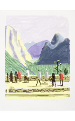 David Hockney, Untitled No 15, The Yosemite Suite, 2010