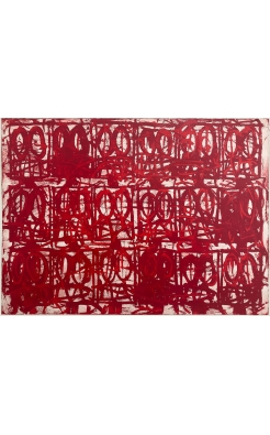 Rashid Johnson, Untitled Anxious Red, 2021