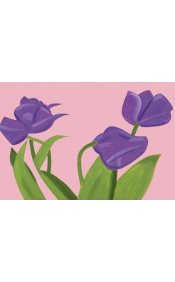 Alex Katz, Purple Tulips, 2021