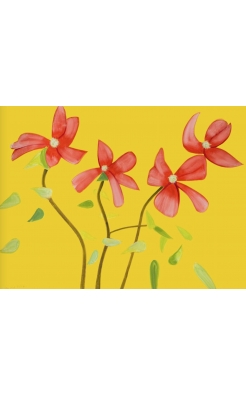 Alex Katz, Red Dogwood 1, 2021