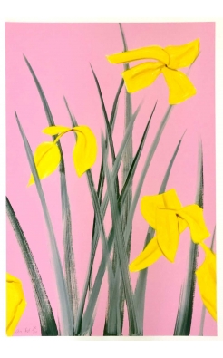 Alex Katz, Yellow Flags 3, 2020