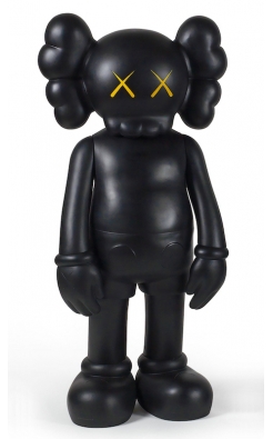 Kaws, 4 Foot Companion (Black), 2007