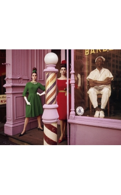 William Klein, Antonia + Simone + Barber Shop, 1961