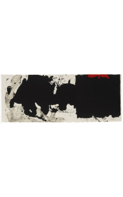 Robert Motherwell, Black with No Way Out, from El Negro, 1983