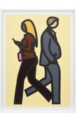 Julian Opie, New York Couple, 2019