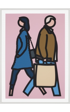 Julian Opie, New York Couple, 2019