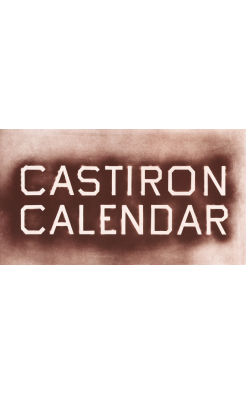 Ed Ruscha, Castiron Calendar, 2023