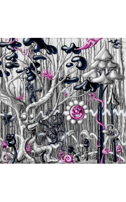 Kenny Scharf, Furungle (Black), 2021