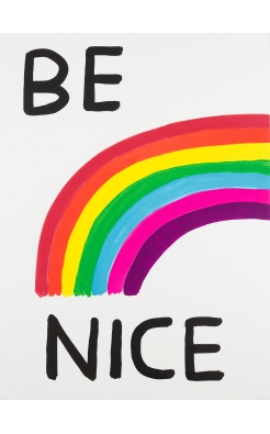 David Shrigley, Be Nice, 2017