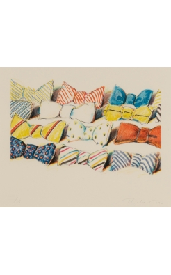 Wayne Thiebaud, Bow Ties, 1990