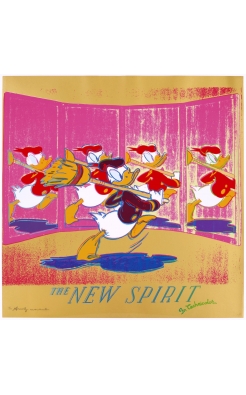 Andy Warhol, The New Spirit (Donald Duck), 1985