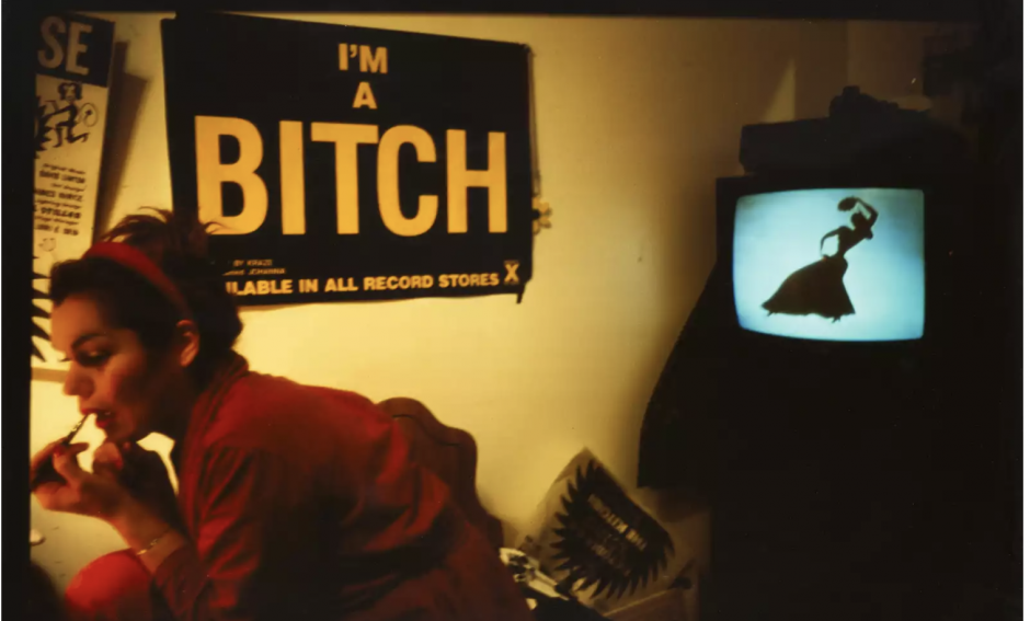 Nan Goldin, Chiclet doing her makeup NYC, 1991