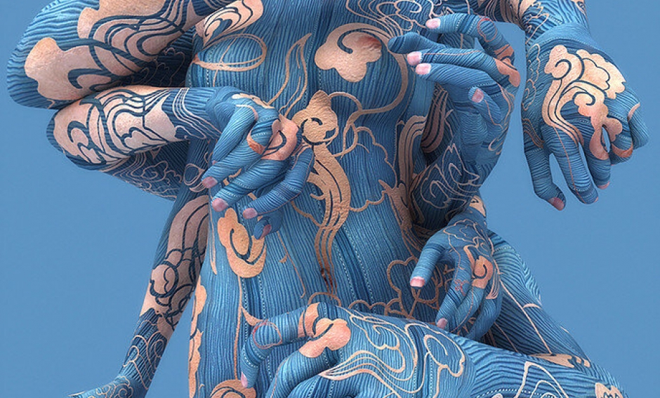 Kim Joon, Blue Flower, 2008