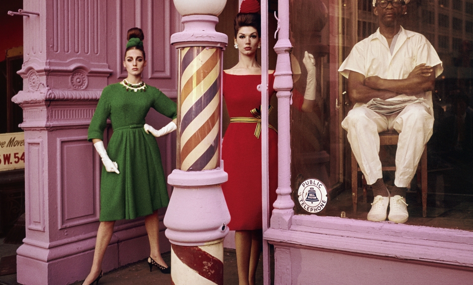 William Klein, Antonia + Simone + Barber Shop, 1961