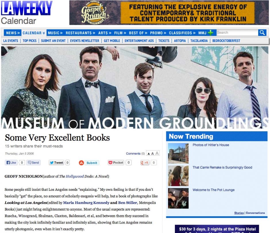 LA Weekly: Some Very Excellent Books LA Weekly: Some Very Excellent Books