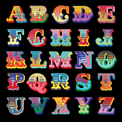 Ben Eine, Circus Alphabet, 2017