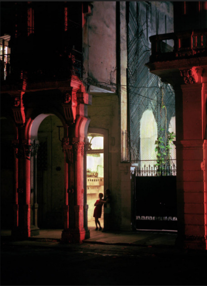 Michael Eastman, Woman in Doorway, Havana, 1999