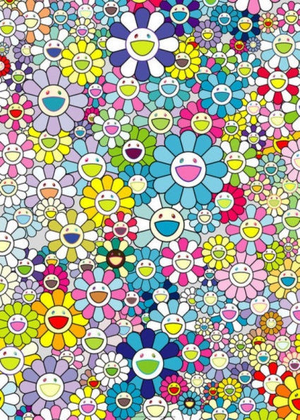 Takashi Murakami, Champagne Supernova Blue