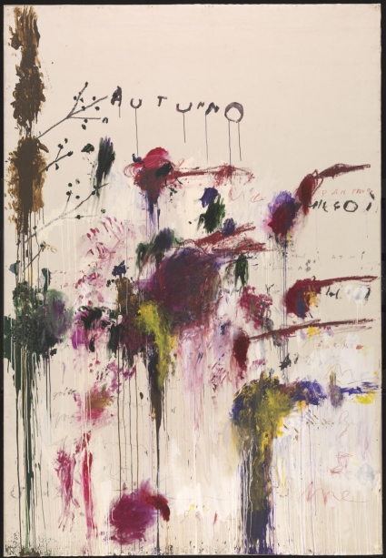 Cy Twombly, 4 Season Autumn