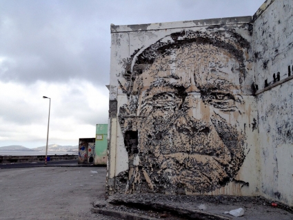 Vhils, Portugal Mural, 2013