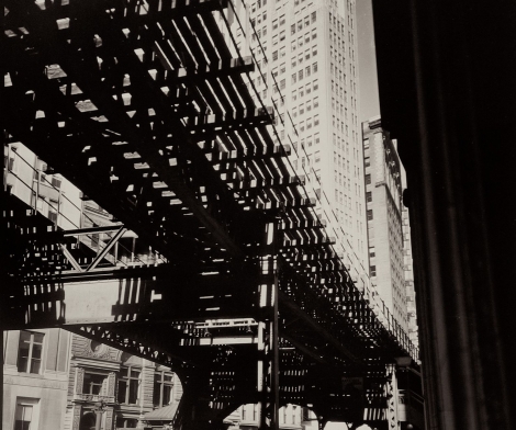 Berenice Abbott, Elevated Train Track