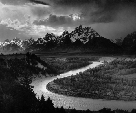 Ansel Adams, The Tetons and The Snake River, Grand Teton National Park, Wyoming, 1942