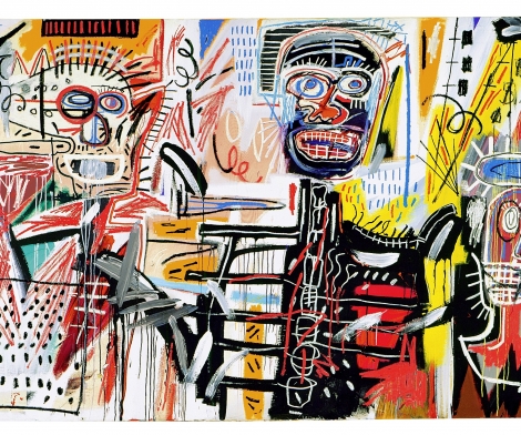 Jean-Michel Basquiat, Three Figures