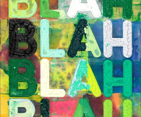 Mel Bochner, Green Blah Blah Blah