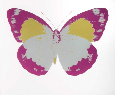 Damien Hirst, The Souls II (Silver Gloss, Fuchsia Pink, Oriental Gold), 2010 Damien Hirst, The Souls II (Silver Gloss, Fuchsia Pink, Oriental Gold), 2010