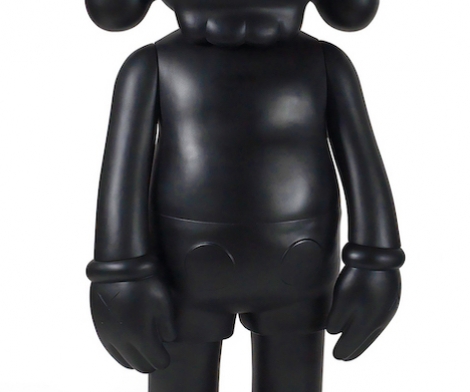 Kaws, 4 Foot Companion (Black), 2007