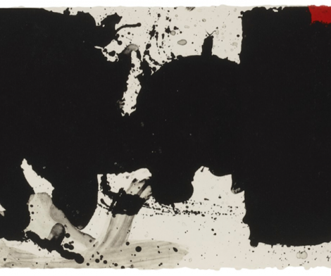 Robert Motherwell, Black with No Way Out, from El Negro, 1983