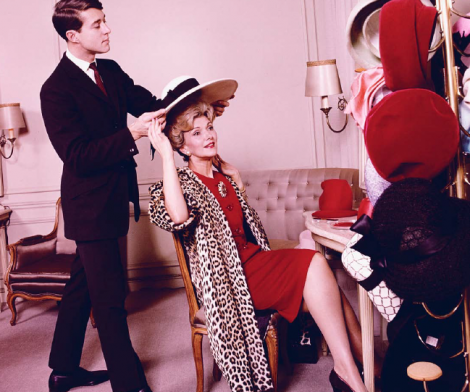 Ormond Gigli, Halston (with Anita Colby) at Bergdorf Goodman, 1962