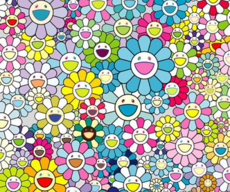 Takashi Murakami, Champagne Supernova Blue