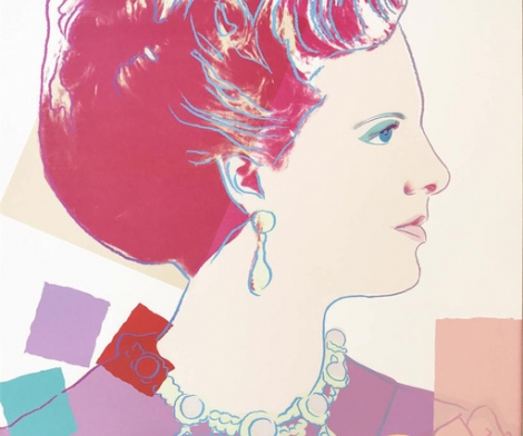 Andy Warhol, Reining Queens (Royal Edition): Queen Margrethe II of Denmark, 1985 Andy Warhol, Reining Queens (Royal Edition): Queen Margrethe II of Denmark, 1985