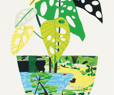 Jonas Wood, Landscape Pot with Plant, 2017 Jonas Wood, Landscape Pot with Plant, 2017