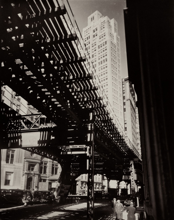 Berenice Abbott, Elevated Train Track