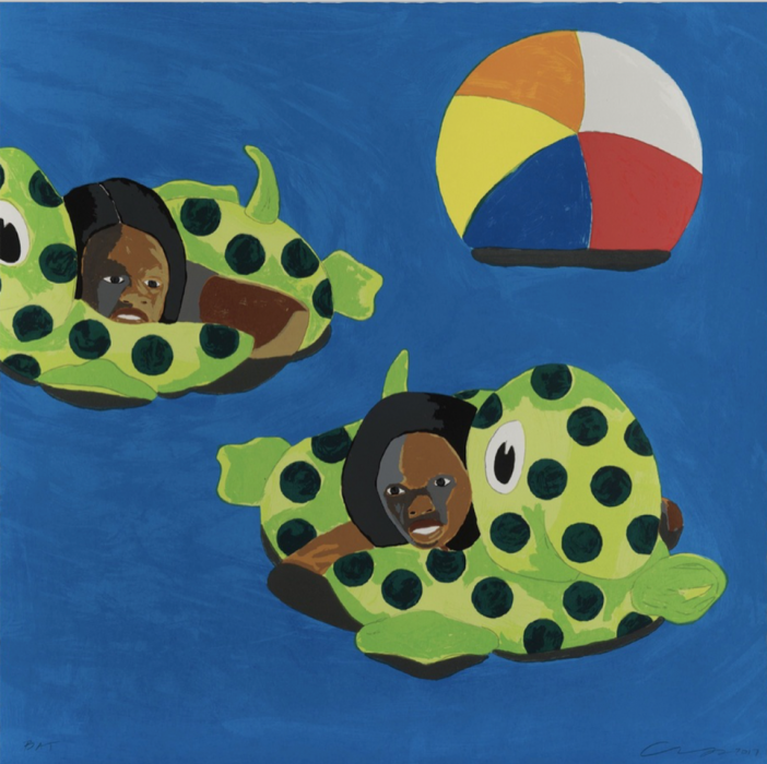 Derrick Adams, Turtle Floats, 2017