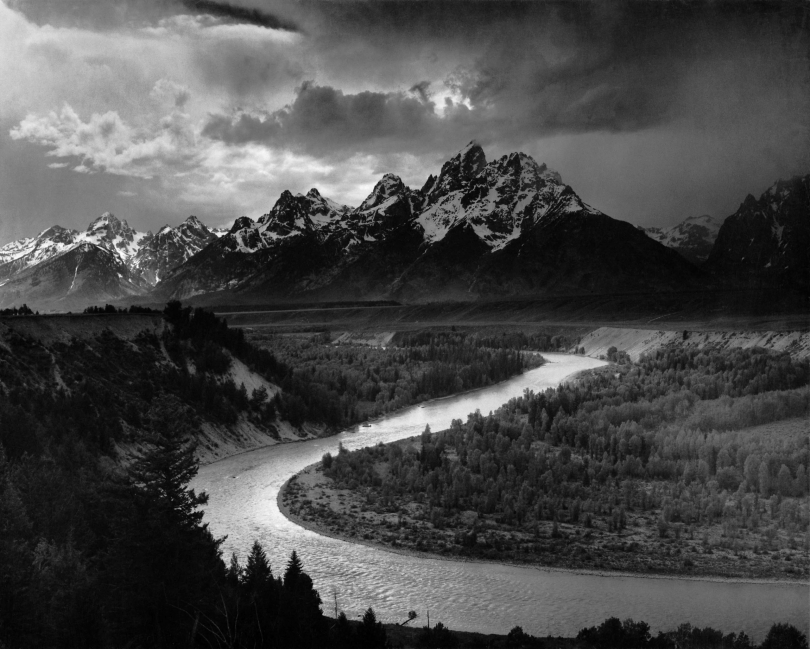 Ansel Adams, The Tetons and The Snake River, Grand Teton National Park, Wyoming, 1942