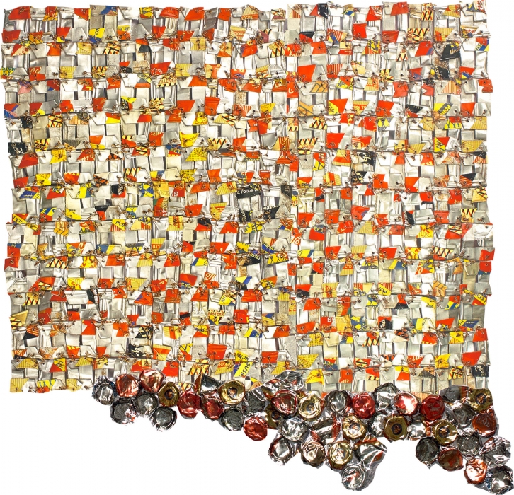 El Anatsui, Paper and Gold, 2017 El Anatsui, Paper and Gold, 2017